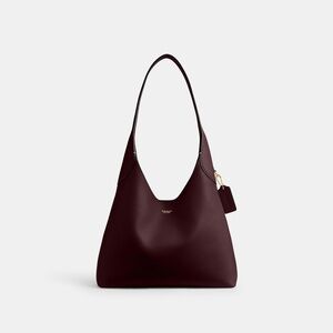 Coach Brooklyn Shoulder Bag 28 BRASS/MERLOT